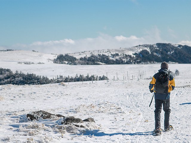 スノーシュー体験